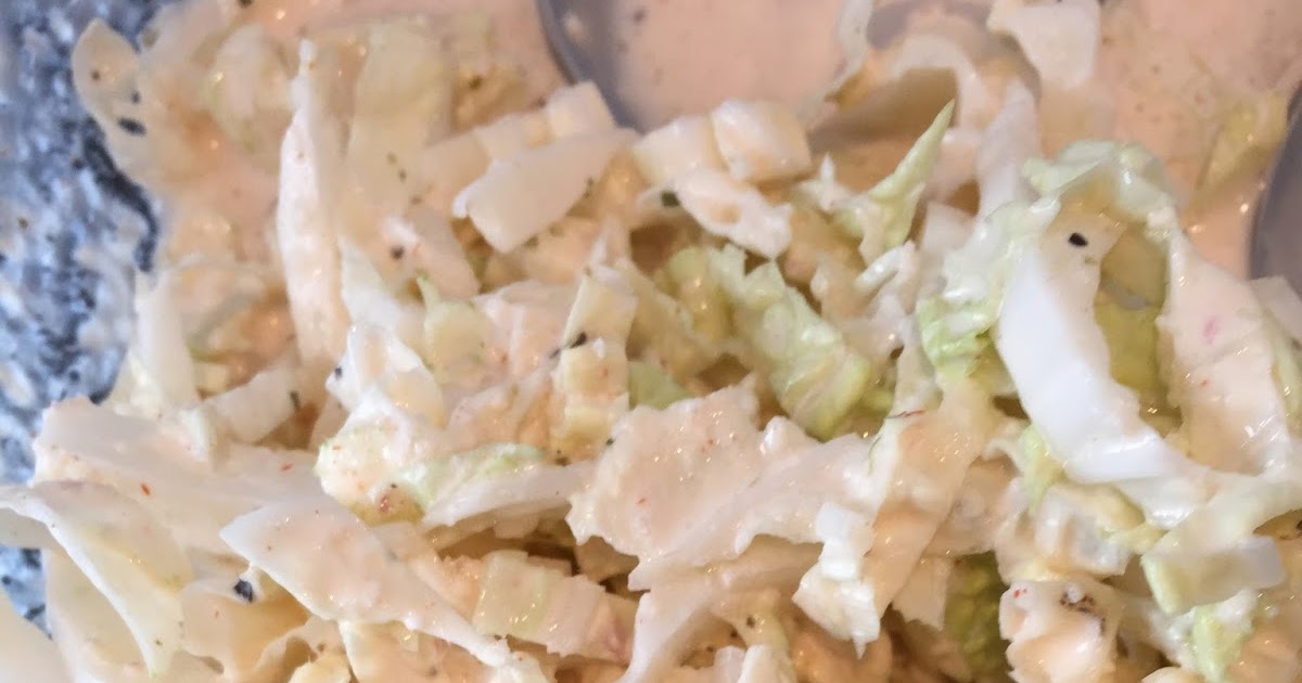 Claudia&amp;#39;s Küche: Chinakohl mit Schmanddressing