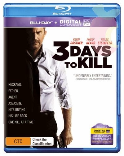 3 Days to Kill 2014 Extended Cut Hindi Dubbed Dual Audio 5.1 BRRip 720p 1GB