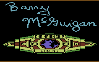 Barry McGuigan World Championship Boxing