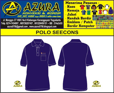 AZURA KONVEKSI dan BORDIR KOMPUTER JOGJA: BIKIN POLO