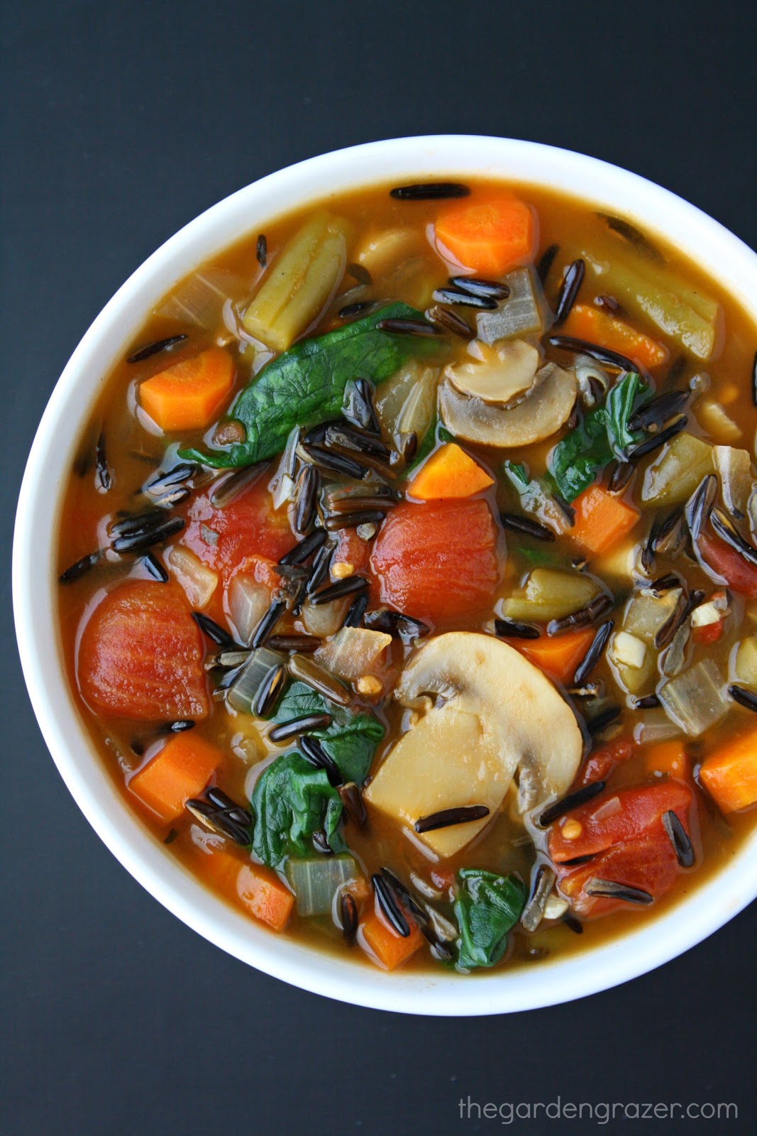 The Garden Grazer: Wild Rice Vegetable Soup