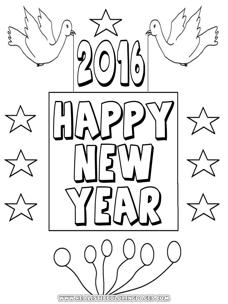 years eve coloring pages 2015 for girls - photo #22