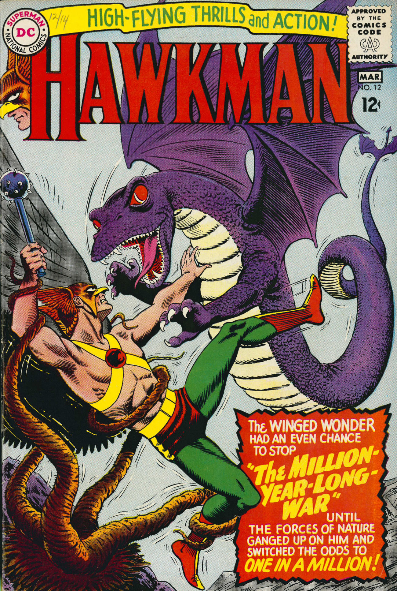 Read online Hawkman (1964) comic -  Issue #12 - 1