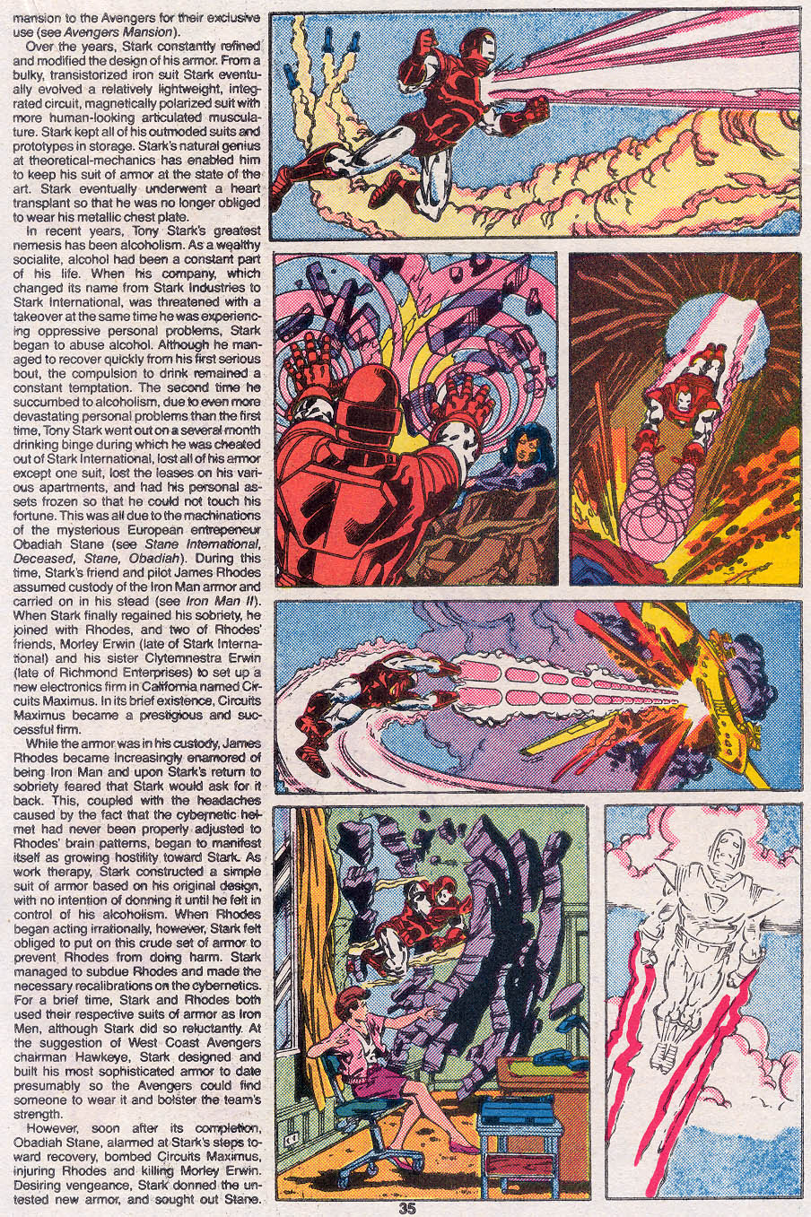 Read online The Official Handbook of the Marvel Universe Deluxe Edition comic -  Issue #6 - 37
