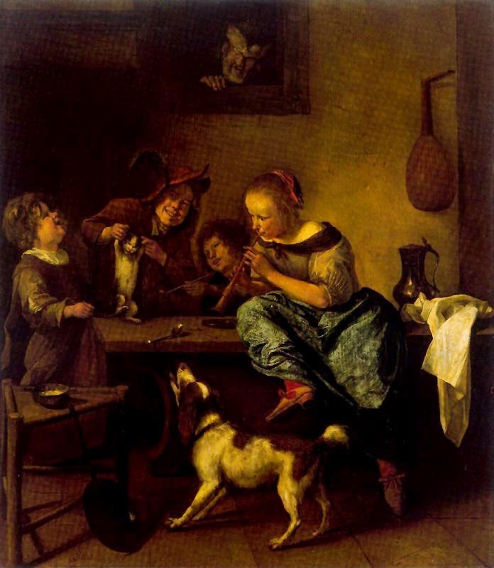 Ян стен картины с названиями и описанием