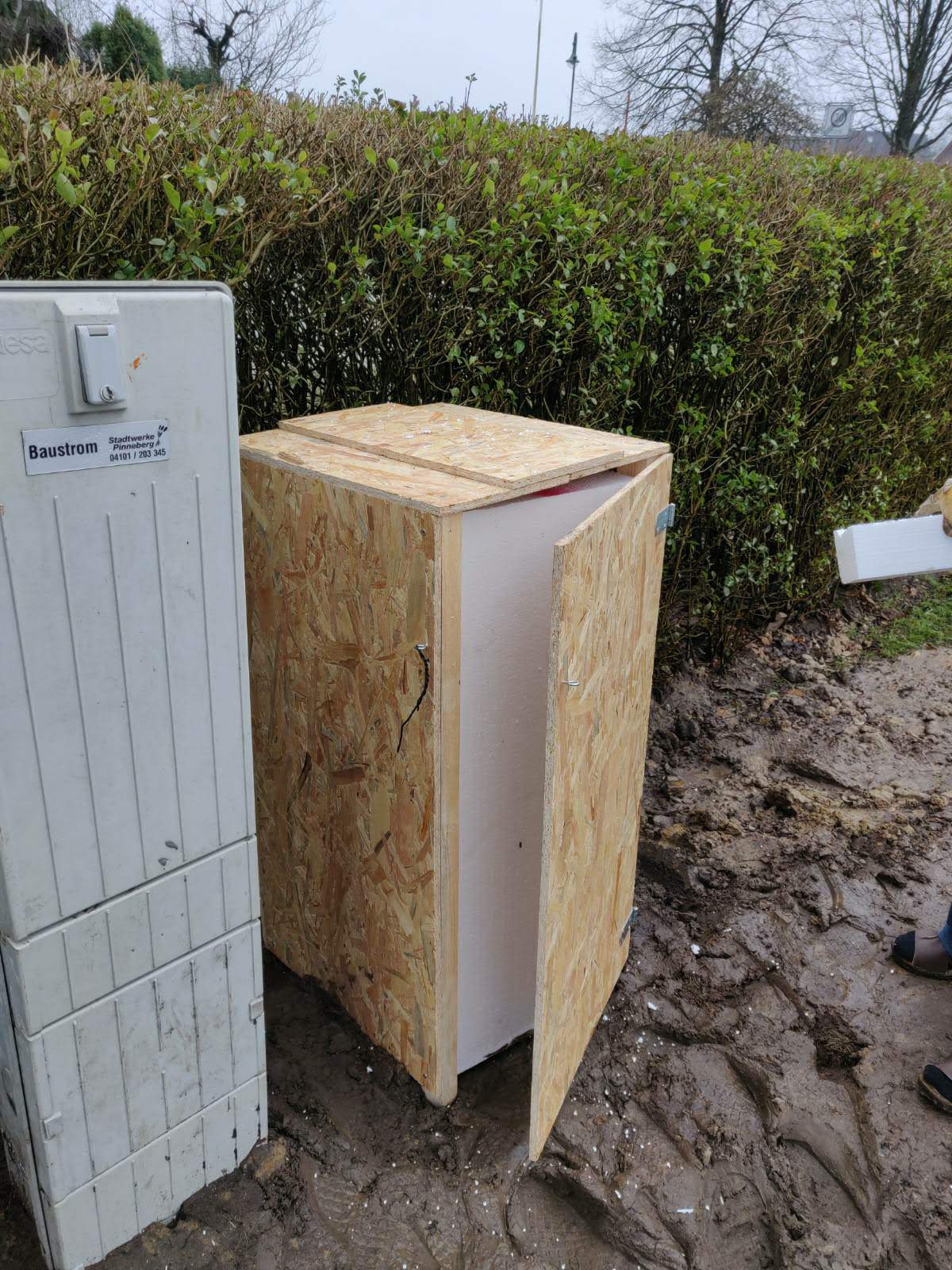 Bauwasser vorm einfrieren Schützen