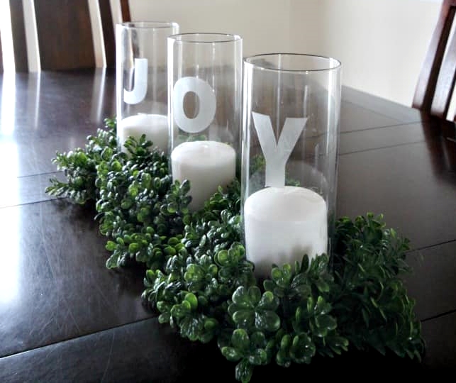DIY Craft Your Own Christmas Dinner Table Centerpiece  9 Ideas+Tutorials