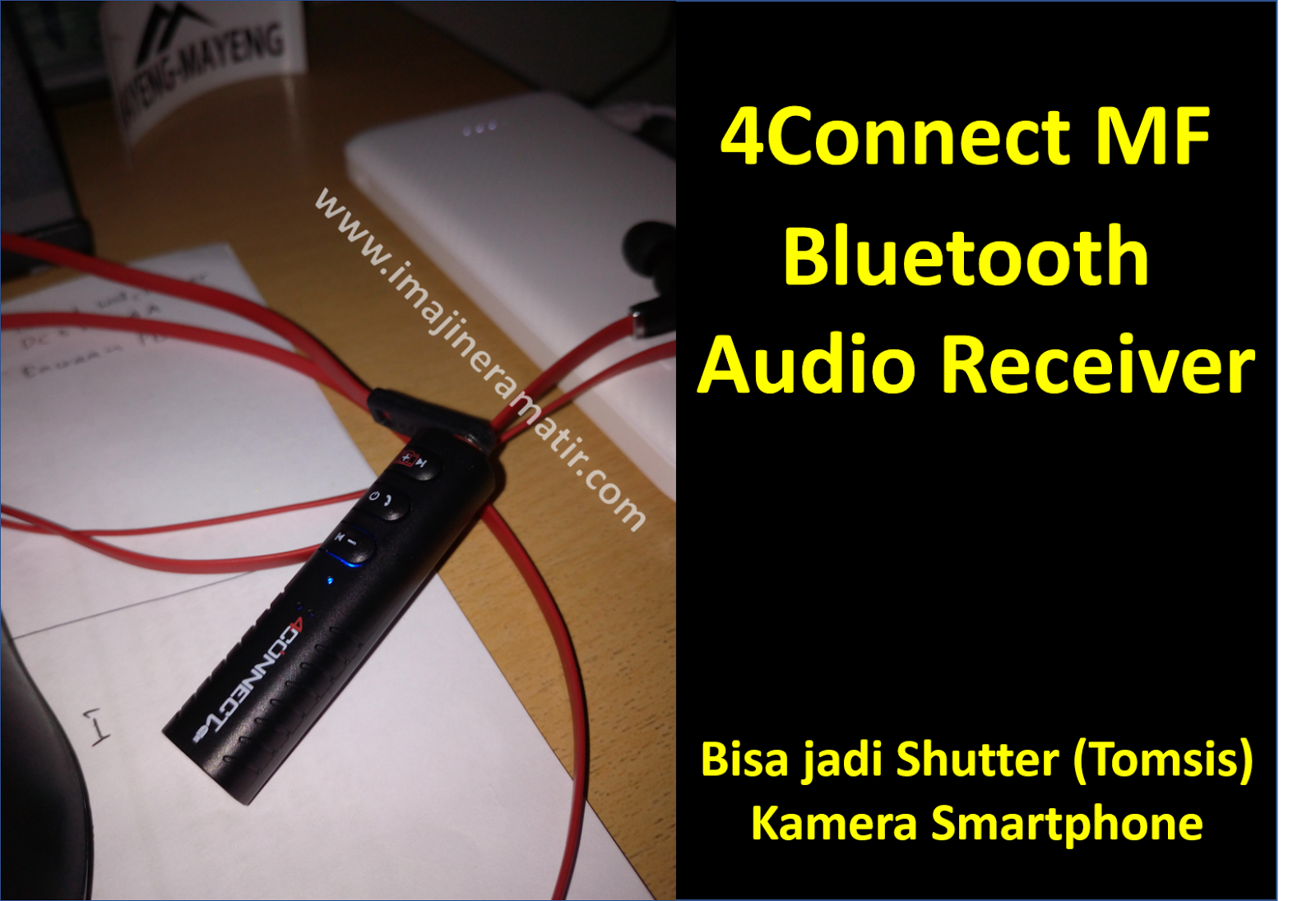 Cara Menciptakan Earphone Bluetooth dengan 4Connect MF Audio Receiver