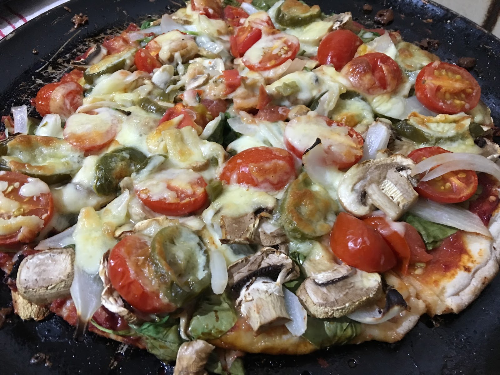 a dash of flavour Spicy Vegetarian Pizza