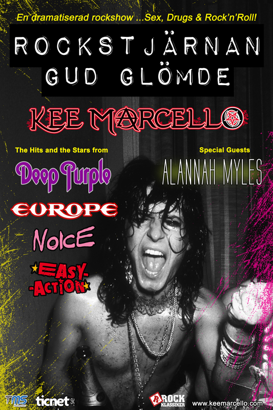 HEAVY PARADISE THE PARADISE OF MELODIC ROCK Kee Marcello the Rockstar God Forgot Tour
