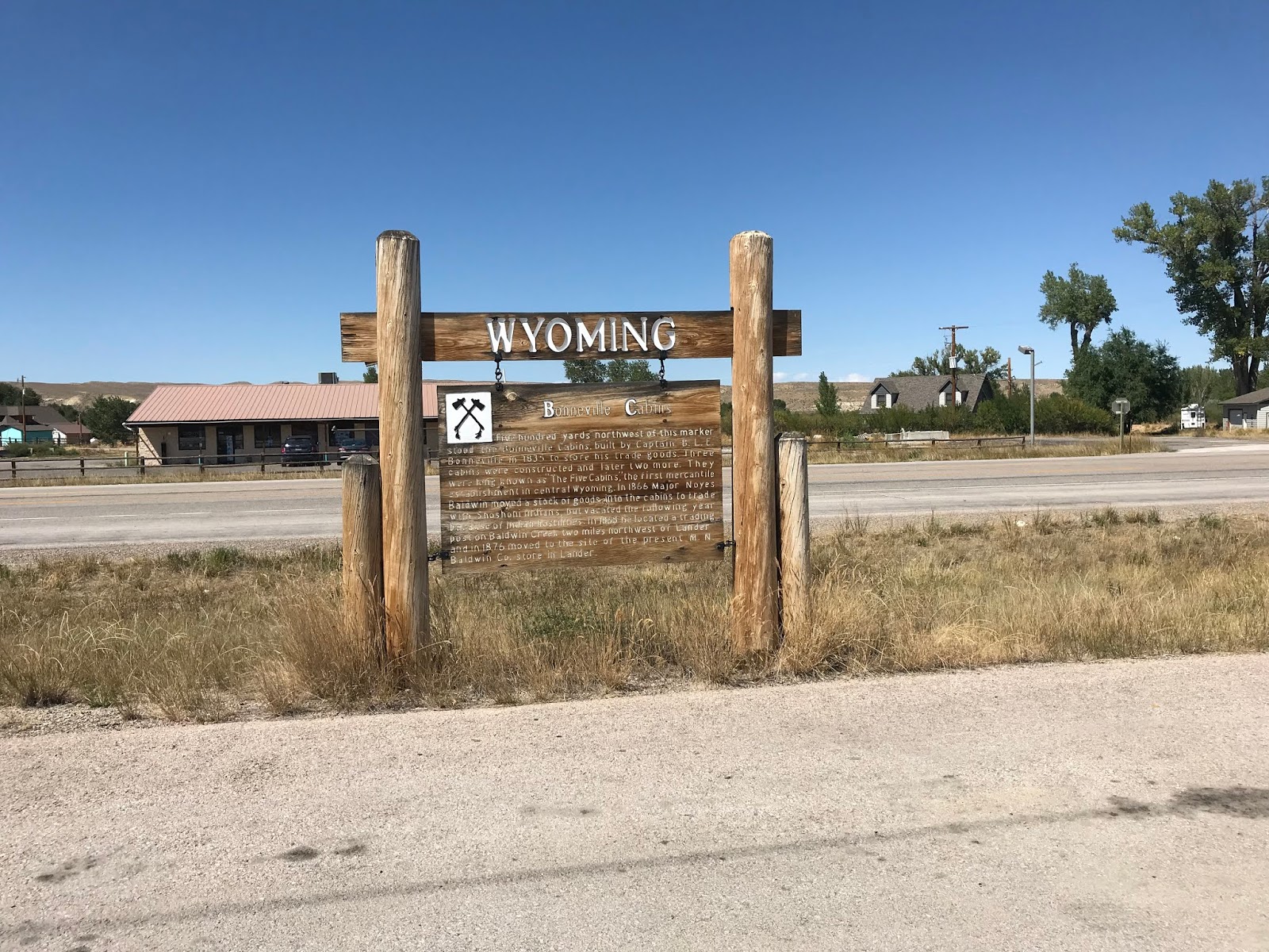 Today In Wyoming's History Bonneville Cabins, Fremont County Wyoming
