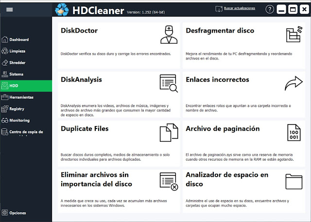 HDCleaner Full imagenes