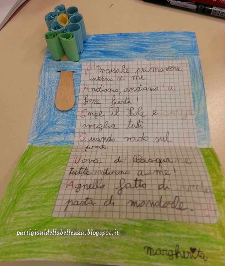 (p)artigiani della bellezza Pasqua, acrostici e primavere (p)artigiani della bellezza Pasqua, acrostici e primavere