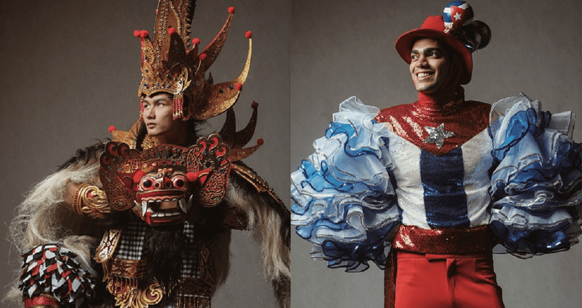 Impressive Pictures Of Mister Global Contestants Dressed In Their National Costumes, Resembling Video Game Bosses Impressive Pictures Of Mister Global Contestants Dressed In Their National Costumes, Resembling Video Game Bosses