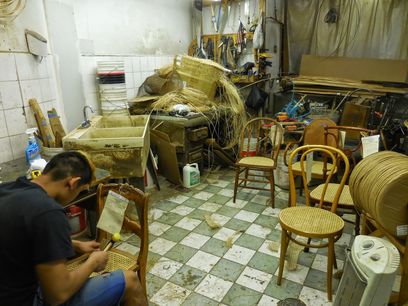 Jeremiah's Vanishing New York Veterans Chair Caning