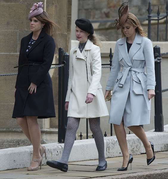 British Royals Attend Easter Sunday Church Service