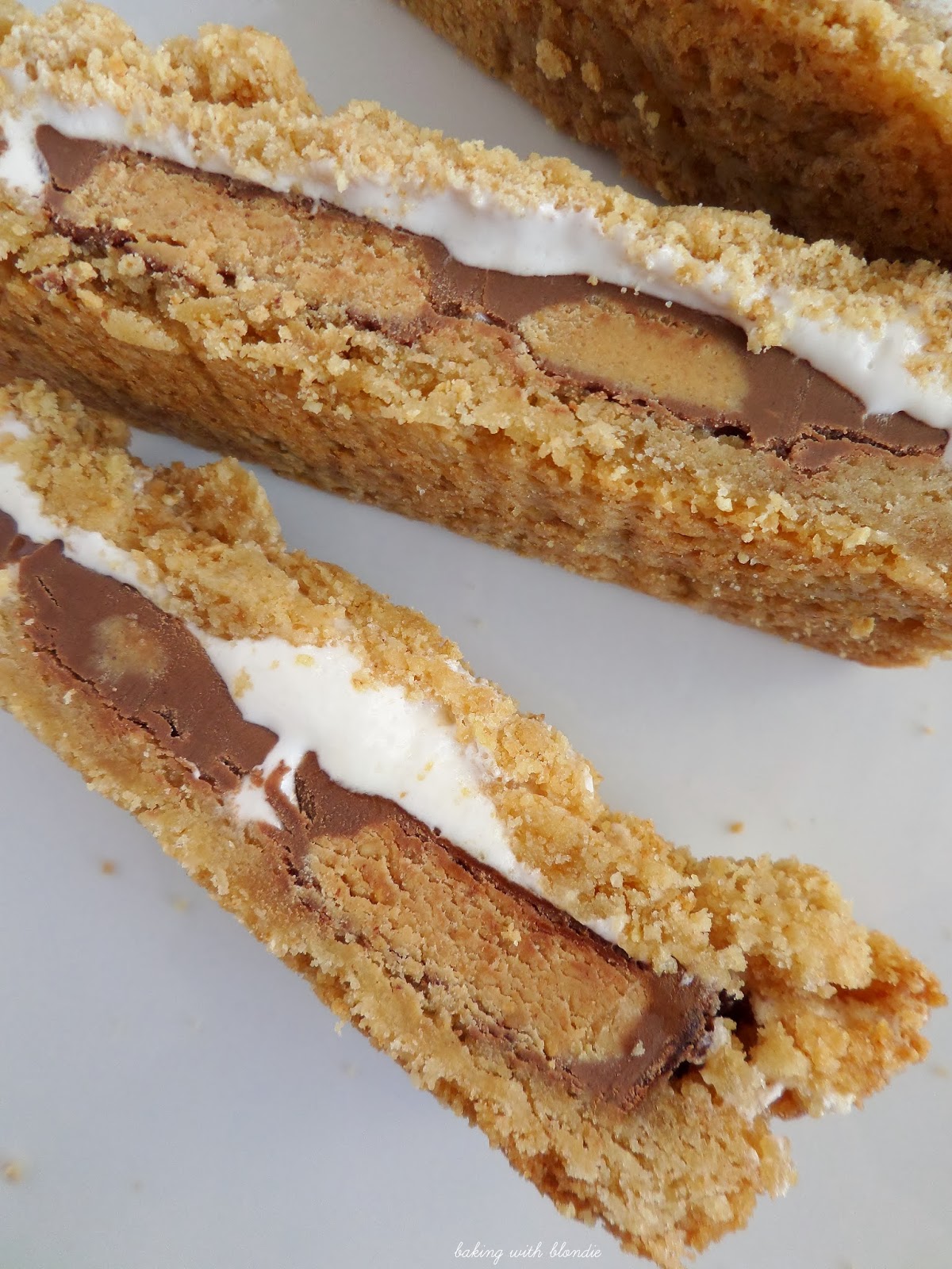 Peanut Butter Cup S'mores Bars