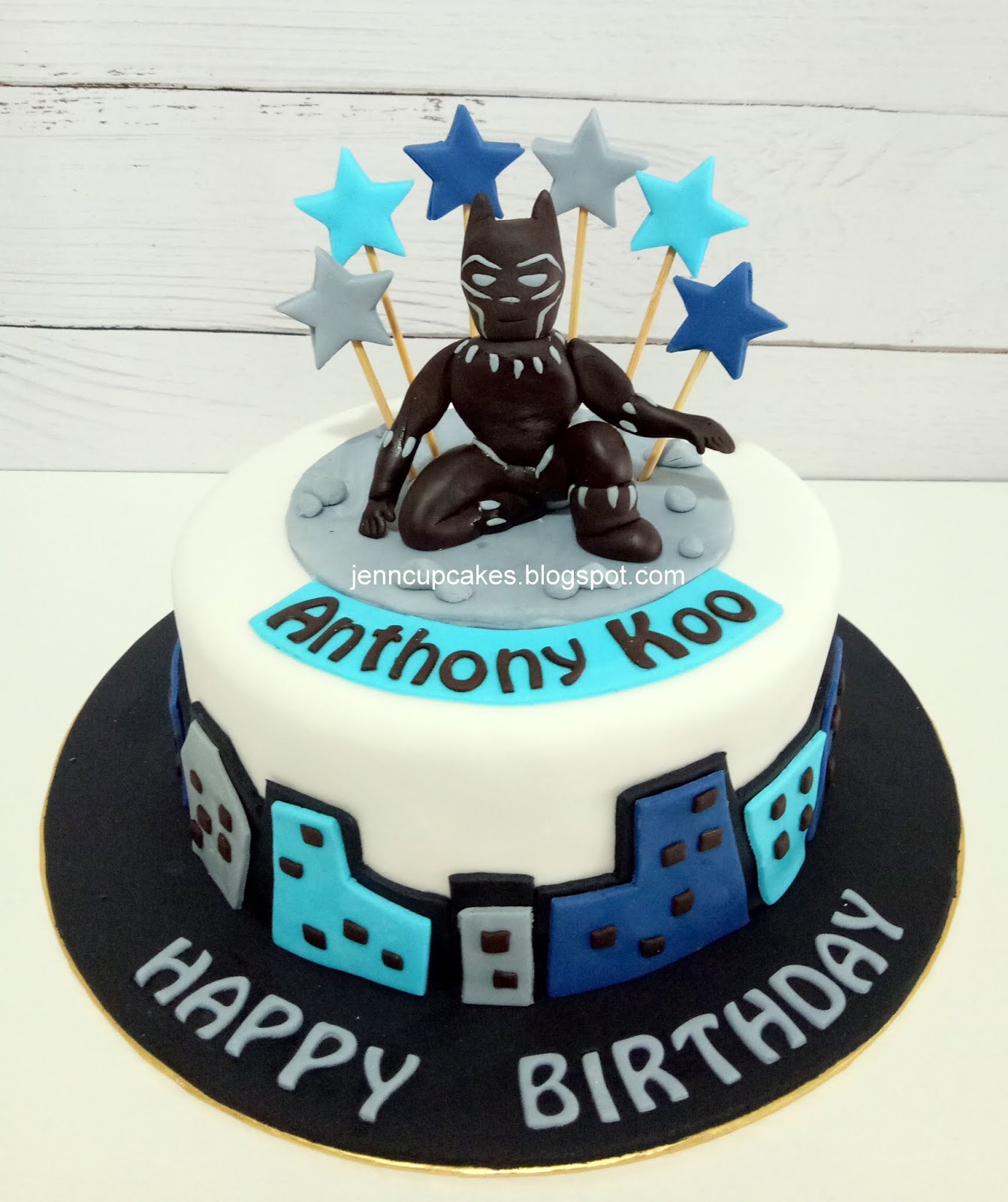 Black panther cake | Panthers cake, Birthday party cake, Marvel cake