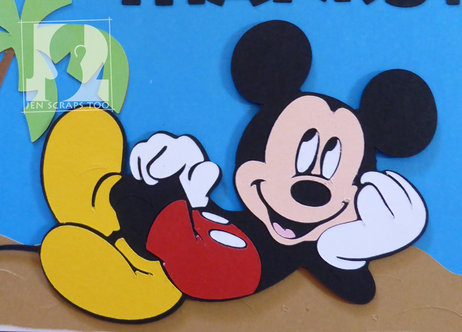 Jenscrapstoo: Mickey Thanks