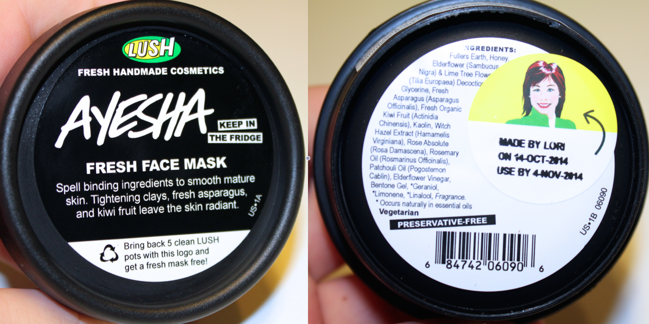 Stylish Swatches Lush Ayesha Fresh Face Mask