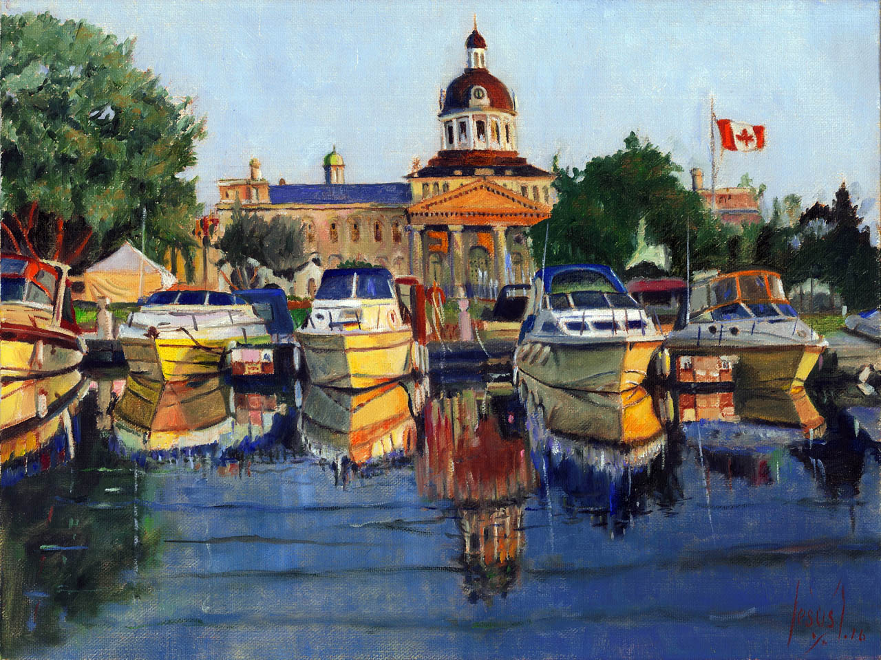 Arte Jesus Estevez Fuertes KINGSTON'S HARBOR, ONTARIO