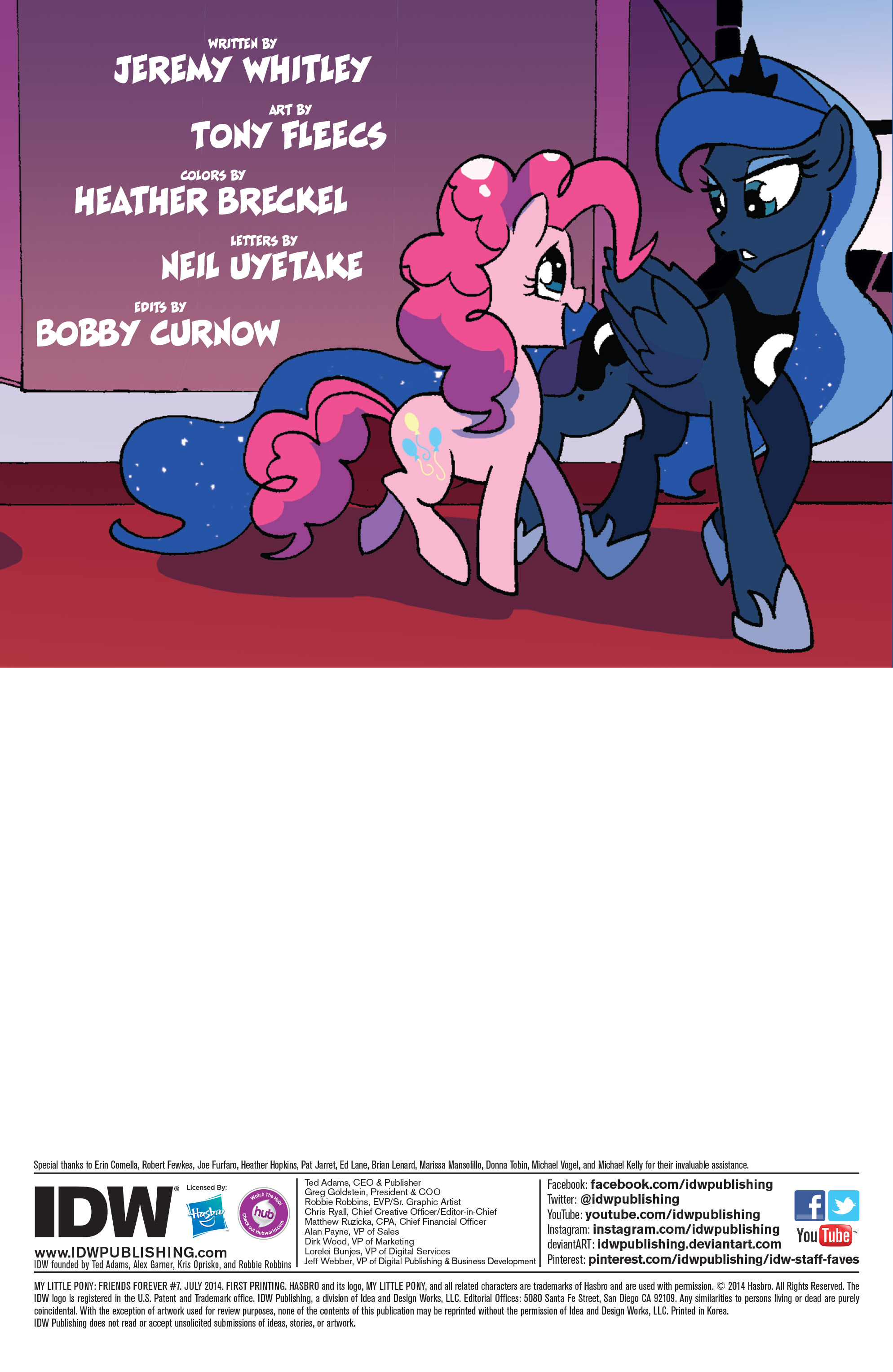 Read online My Little Pony: Friends Forever comic -  Issue #7 - 2