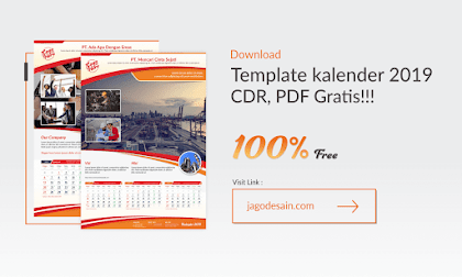 Download Template Kalender 2019 CDR Lengkap Dengan Tanggalan Jawa dan Hijriyah Gratis