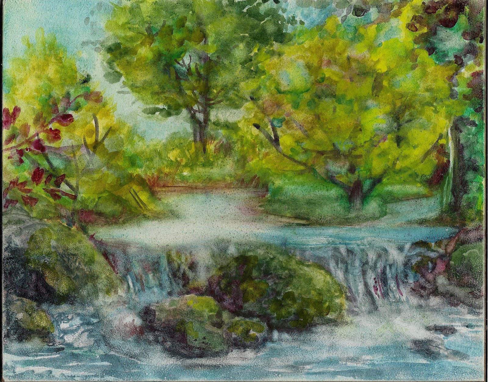 Watercolor on Claybord Claybord Watercolor LifeImitatesDoodles