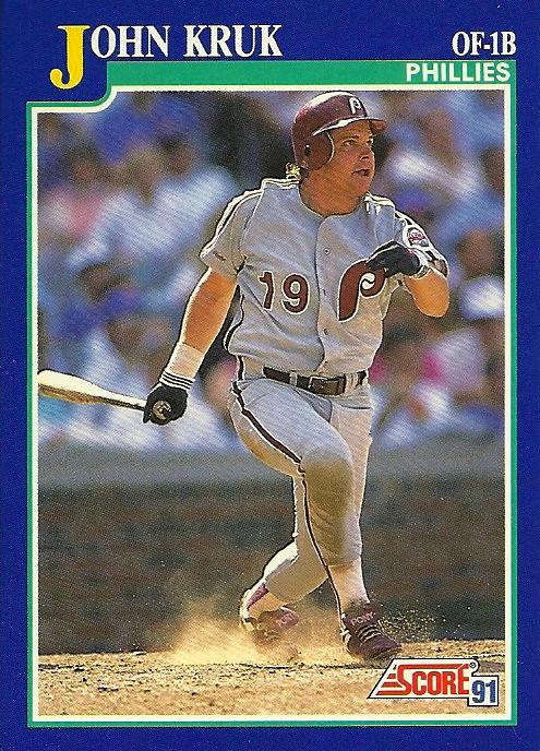 The Phillies Room: 1991 Score #94 John Kruk