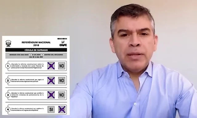 Julio Guzmán recomienda como votar en Referéndum 2018