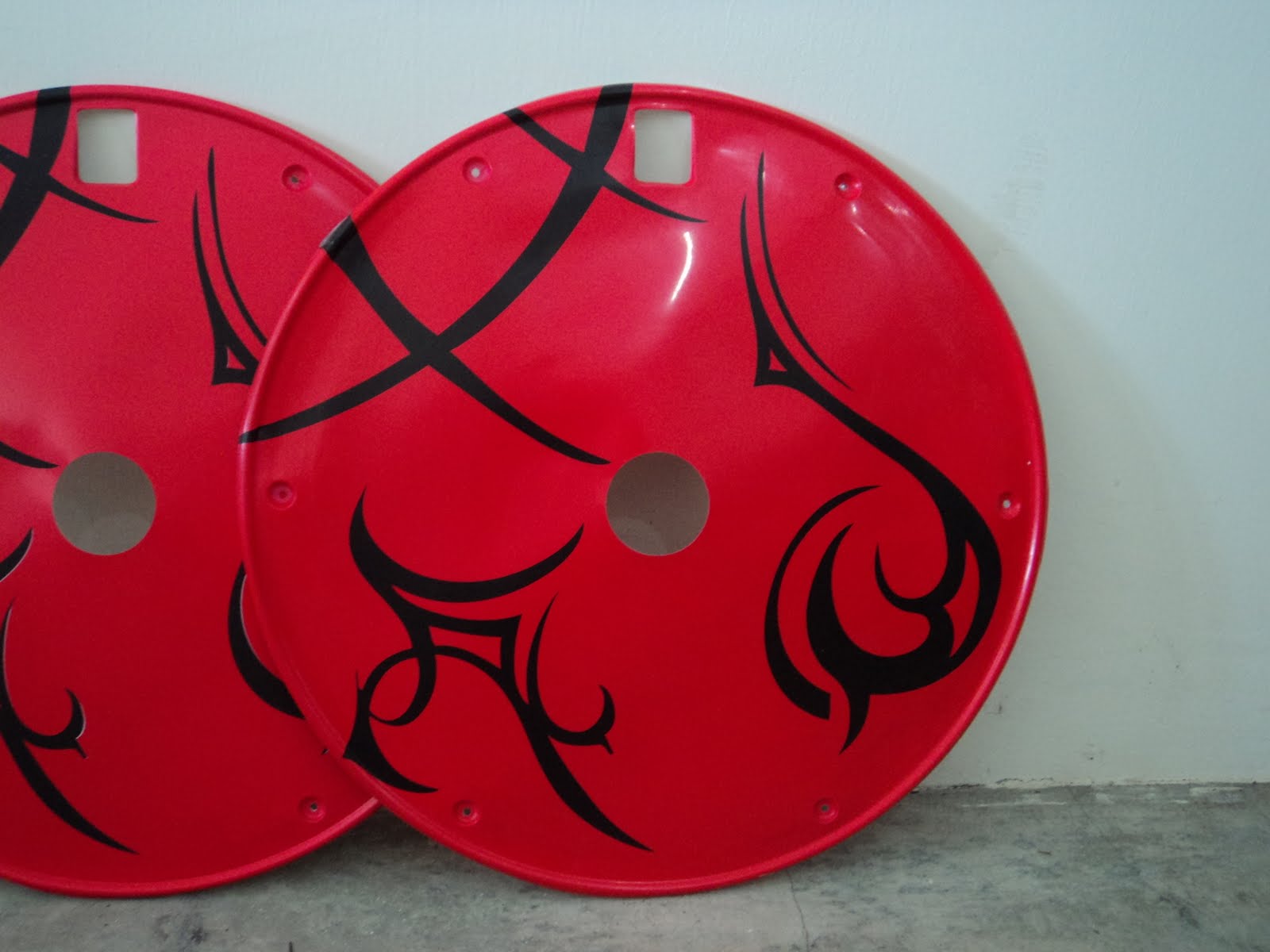 The Right Bike Store Imported New Bicycle / Fixie Rim Cover Red Colour