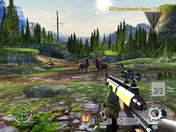 Deer Hunter 2014 now available for Android smart phones and tablets after being popular on iOS devices