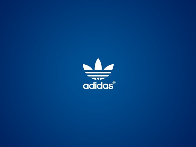Blue adidas logo wallpaper