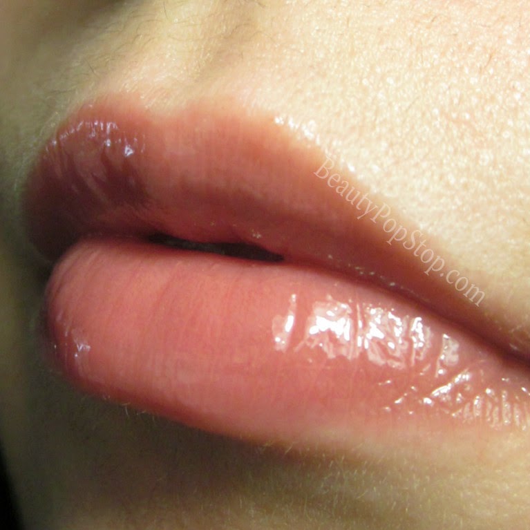 tarte cosmetics lipsurgence lip gloss blushing bride swatch