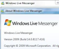 downgrade a Messenger 2009