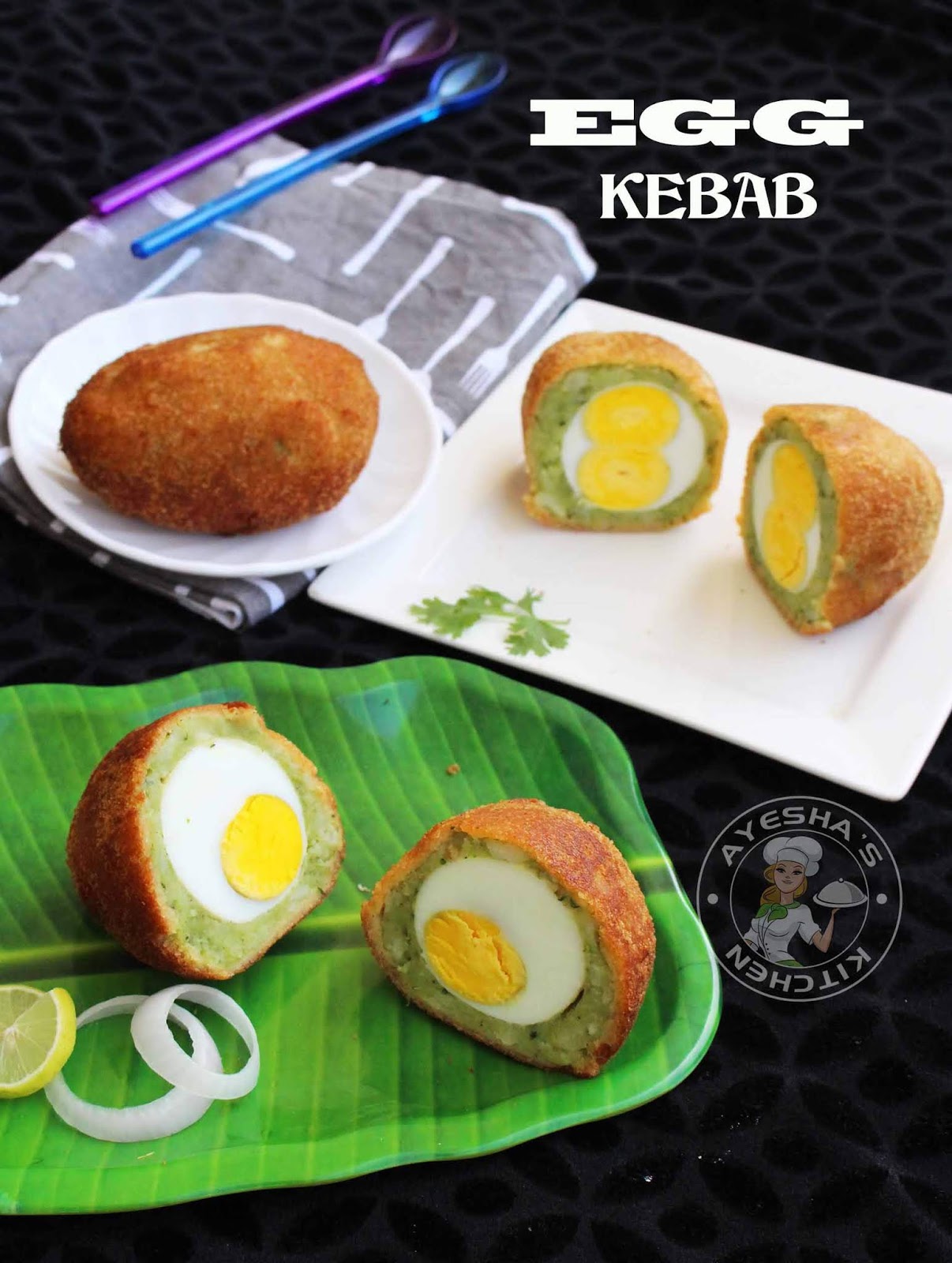 EGG KEBAB / MALABAR SNACK (THENGA MURI) RAMADAN RECIPES