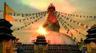 STUPA BUDISTA DE SWAYAMBUNATH 3D