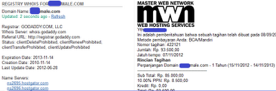 registrar domain lokal