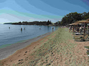 We left by coach for Dasia beach at 10am and had a very relaxing time on the . (corfu beach low res)
