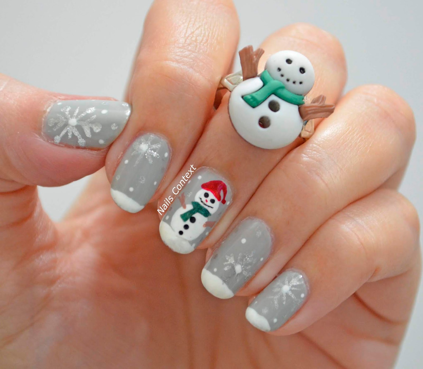 Nails Context: Frosty the Snowman