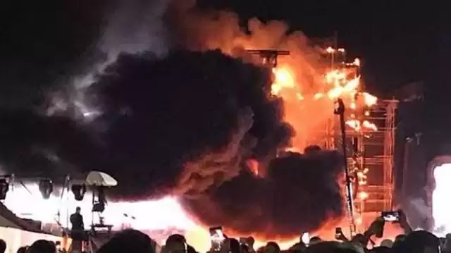 Εκκενώθηκε χώρος μουσικού φεστιβάλ στη Βαρκελώνη λόγω πυρκαγιάς (Βίντεο)