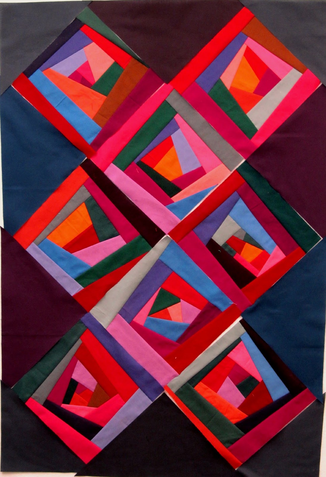 Exuberant Color Setting triangles................