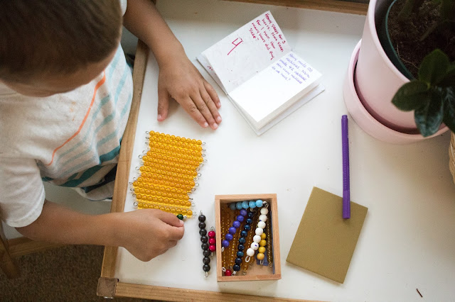 Ideas and activities for supporting your Montessori child at home during the summer. Montessori friendly summer vacation learning ideas.