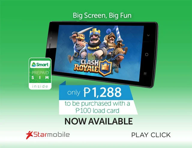Smart, Starmobile out smartphone kit for Php 1288