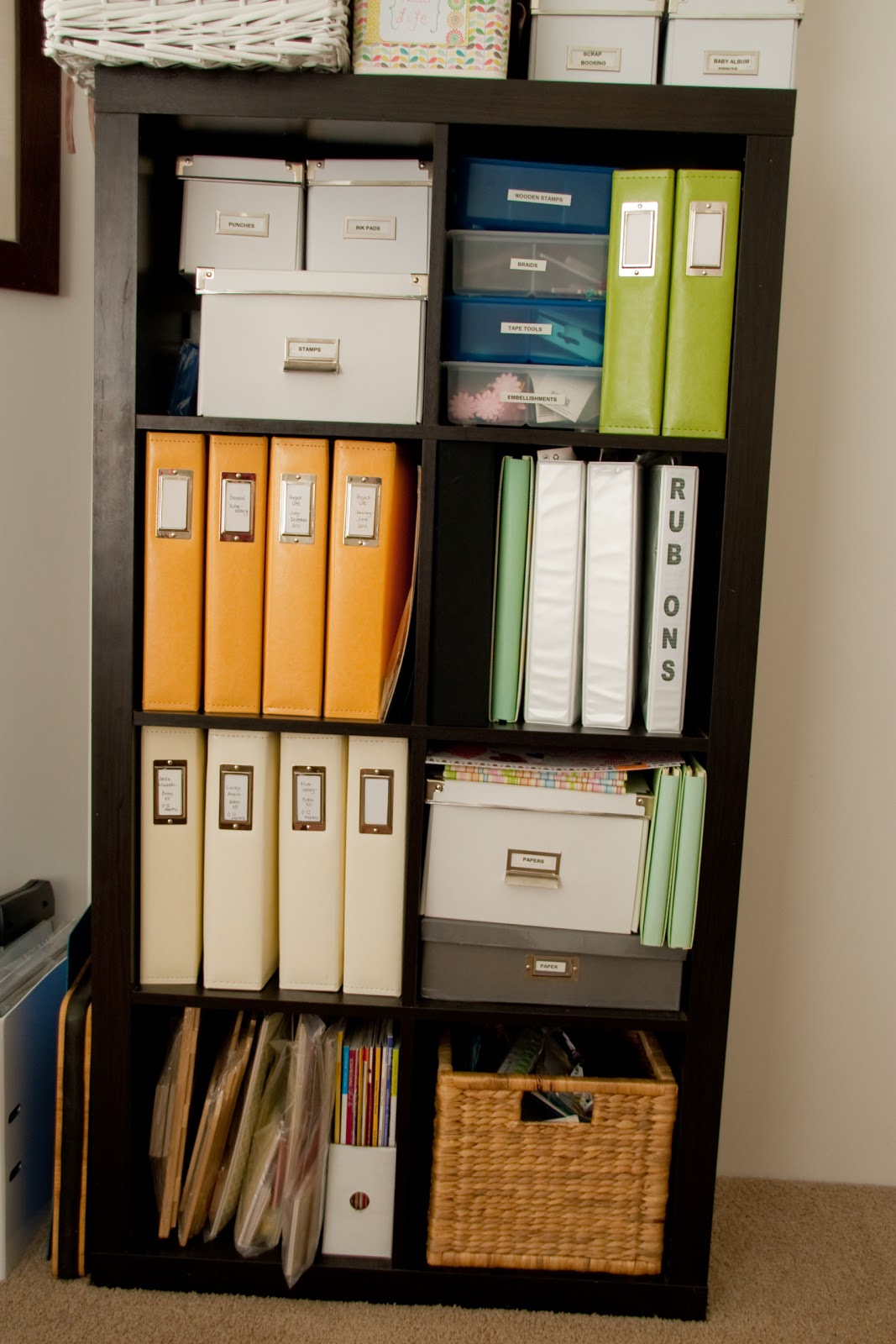 bizzydayz Scrapbooking Storage