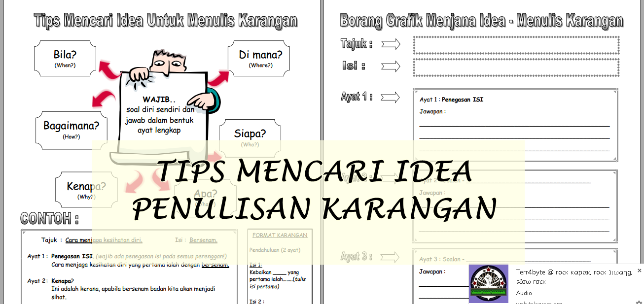 Bahasa Melayu Upsr 2016 Teknik Grafik Penulisan Bm