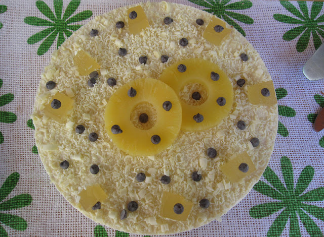  tarta de queso y piña 