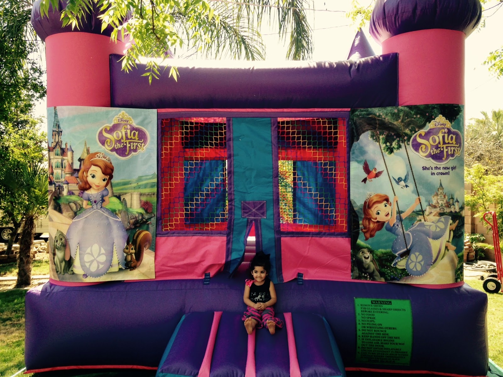 Sir Bounce A Lot Fresno Sophia the First Bounce House Party