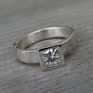 moissanite princess cut