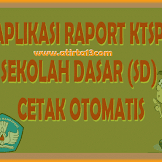 Aplikasi Raport Ktsp Sekolah Dasar (Sd) Cetak Otomatis